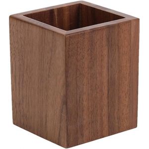 1 Pièces Bois Pen Support, Wooden Porte Stylo,Stylo Crayon Support Organiseur, Pour la Papeterie, les Pinceaux de Maquillage, les Bureaux, les Bureaux - Neuf