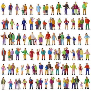 Sansh-Lot De 300 Figurines Peintes À L'échelle 1:87 Ho - Modèle De Passagers Ho - Modèle À L'échelle 1:87 - Neuf