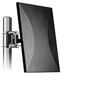 SUBZONAL-Antenne TNT Extérieure Antenne TV extérieure/intérieure 160 KM Réception, Câble coaxial de 10m, Revêtement Anti-UV, Etanche et au Design Compact - Neuf