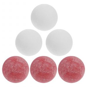 Lot De 6 Balles De Jeu De Table Officielles, Adhérence Améliorée, Couleurs Assorties, Pour Enfants Et Familles - Neuf