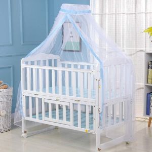 Kal-Moustiquaire De Lit B&eacute;b&eacute;, Tente De Lit De B&eacute;b&eacute; Moustiquaire D&ocirc;me Pour B&eacute;b&eacute; Enfant, Couverture De Moustiquaire Pliable Pour Les Cr&egrave;ches, Lit &Agrave; Baldaquin,1.6mx4.5m - Neuf