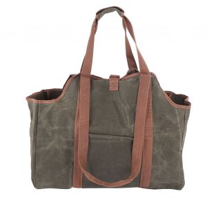 Sac De Transport Pour Bois De Chauffage, Fourre-Tout De Transport Pour Buches, Impermeable, En Toile Ciree, Pour L'exterieur - Neuf