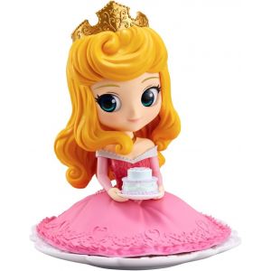 Sansh-Banpresto - Qposket - Disney Princesses - La Belle Au Bois Dormant - Figurine De Collection Aurora 9cm - 85180p - Neuf