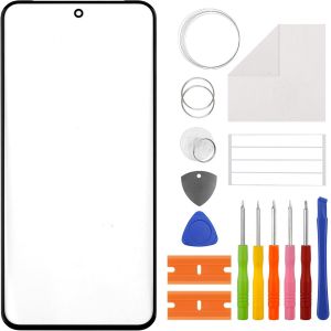Kal-Kit De Réparation D'écran En Verre Frontal Compatible Avec Google Pixel 8, Kit De Réparation De Rechange Pour Vitre Avant - Avec Outils (Pas D'écran Et Numériseur Tactile) - Avec Colle Oca - Neuf