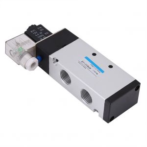 Electrovanne pneumatique en aluminium 4V410-15 DC12 V 5 voies 2 positions PT 1/2 - Neuf