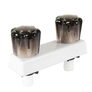 Déviation de la vanne de robinet de douche RV avec double bouton pour remorque de voyage, - Neuf