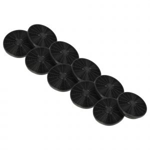 vhbw 10x Filtres &agrave; charbon actif compatible avec Cobal K7010038, K7010039, HC90XC, HC60NT, HC90BT, HC60BT, K7010075 hotte aspirante - Neuf