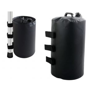 Sac lest&eacute; d'eau en PVC de 20 kg pour la stabilisation des tentes et des auvents - Neuf