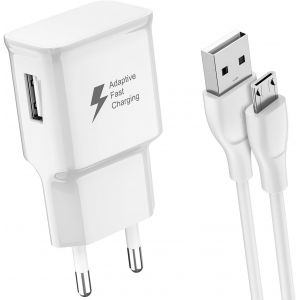 Micro Usb Chargeur Rapide Pour Samsung Galaxy A10 A10S J7 J6 J4 S7 S6 Edge A03 A02 Tab S2, Pour Xiaomi Redmi A2 A2+ 12C 9A A1[J177] - Neuf