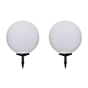 Prolenta Premium - 2 Pcs Lampes D'all&eacute;e D'ext&eacute;rieur &Agrave; Led 50 Cm Et Piquet Au Sol - Neuf