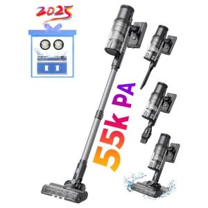 PROSCENIC P11 Mopping-Aspirateur Balai sans Fil Nettoyeur, Aspirateur sec et humide, Réservoir d'eau 340ML, 55000 Pa, 550W, 60Min - Neuf