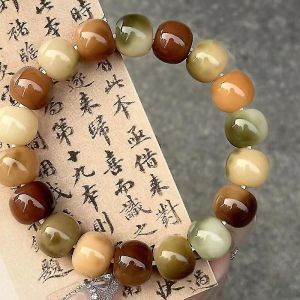 Wingling Printemps Étoile Boule Jade Matériel Bodhi Poipan Polycuts Forewen Doigts Doigt Sympathique Travailleurs Bouddha Perle Bracelet Femme - Neuf