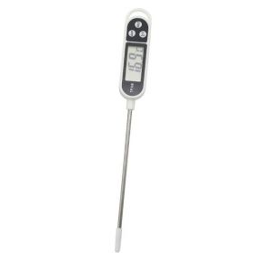 Kal-Thermomètre De Cuisine Numérique Argenté Pour Viande, Gâteau, Lait, Barbecue, Cuisine, Thermomètre Domestique, Jauge De Sonde Pour Four, Ustensiles De Cuisine Gadgets - Neuf
