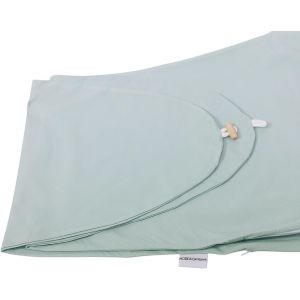 Kalanka-Housse De Coussin D`Allaitement Pour Oreiller D`Allaitement 190cm En Différentes Couleurs Et Dessins De (Vert Pastel) - Neuf