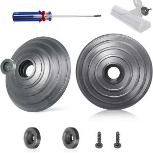 V-Ball Roues Rechange pour Dyson V6 V7 V8 V10 V12 DC58 DC59 DC62 DC72 DC74 SV10 SSV12 SV20,Accessoires tête de Nettoyage entraînement Direct 35W 50W,2roues+ 2vis + 2fixations +Tournevis - Neuf