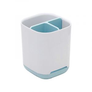 Porte-brosse &agrave; dents minimaliste,bo&icirc;te &agrave; brosses &agrave; dents,fond antid&eacute;rapant,en plastique PP et ABS,rangement multifonctionnel,sec et facile &agrave; nettoyer -Bleu - Neuf