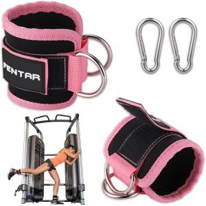 2pcs Sangle Cheville Musculation Poulie Réglable Gymnastique,Bande De Support Cheville Sangle,Bande Poignet Musculation Sangle De Levage Protège Poignet Support Machine À Câble.[K577] - Neuf