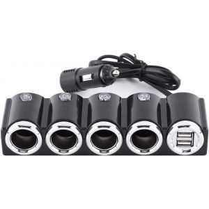 Allume Cigare Dc 12 V/24 V Usb 4 Voies Voiture Allume Cigare Prise S&eacute;parateur Chargeur Adaptateur Populaire , Accessoires &Eacute;lectroniques - Neuf