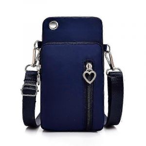 Sac bandouli&egrave;re unisexe &eacute;tanche avec poche pour t&eacute;l&eacute;phone portable et argent. Mini pochette. - Neuf