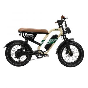 Onesport W66 V&eacute;lo &Eacute;lectrique - 100km Port&eacute;e, 48v 500w 13.5ah, Pneus Larges 20&times;4.0", Freins Hydrauliques, Bluetooth - Neuf