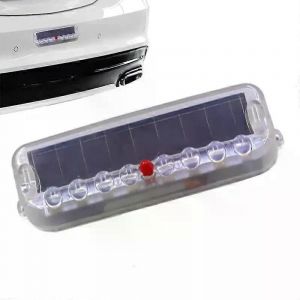 Feux D'avertissement Feux De Remorque Solaires À Led Anti-Collision Feu De Vélo Arrière Super Lumineux Feu De Clignotant Étanche Extérieur De La Voiture - Neuf