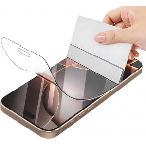 [2 Pieces Hydrogel Screen Protector For Iphone 16 Plus, Soft High Definition Transparent Tpu 3d Film [Bubble Free] [Anti-Scratch] [No Tempered Glass] - Neuf