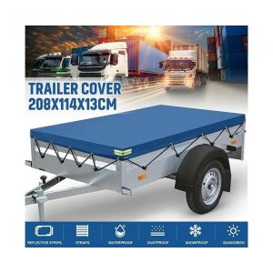 B&acirc;che de remorque 208 x 114 x 13 cm, supportant une charge de 500 &agrave; 750 kg, en tissu Oxford - Neuf