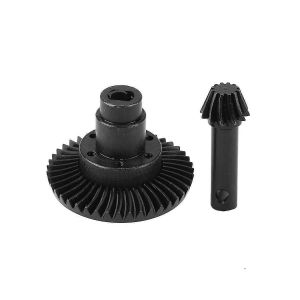 12t 43t acier en métal hélicoïdal essieu conique engrenage pignon ensemble pour axial scx6 1/6 rc voiture sur chenilles upgra - Neuf