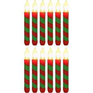 12 bougie d'Origine des Bougies (Lumi&egrave;re Blanche), Exquise fonctionnant sur Batterie, sans flamme des Bougies, des Bougies de No&euml;l pour No&euml;l, Halloween, D&eacute;coration d'&eacute;glises - Neuf