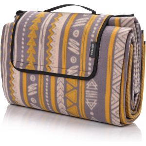 Ulteronixshop-Meteor - Couverture de pique-nique imperm&eacute;able et r&eacute;sistante au sable &iquest; Grand tapis d&iquest;ext&eacute;rieur pliable avec poign&eacute;e de transport &iquest; Accessoire de voyage lavable - Neuf