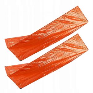 Sac de couchage thermique Couverture d'urgence de survie Pe Foil 215x90 cm - Neuf