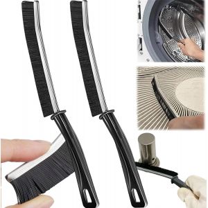 TEPPC-2 pi&egrave;ces Brosse Nettoyage,Brosse Toilette,Brosse Joint carrelage,Brosse Nettoyage Salle de Bain,Brosse de Nettoyage &agrave; Poils Durs pour Rainure Fenetre, Salle de Bain, Toilettes, Cuisine,carrelag - Neuf