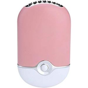 KALANKA-Poche Mini USB Ventilateur Intégré Lithium Batterie Climatiseur Voyage Rechargeable Ventilateur Purificateur d'Air Humidificateur F015,Lightpink - Neuf