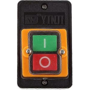 Machine de découpe banc perceuse interrupteur étanche Push Power On/Off fit pour KAO-5 / BSP210F-1B 10A 380V - Neuf