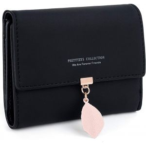 Portefeuille Femme Cuir, Porte Monnaie Femme Petit Portefeuilles Et Porte-Cartes Avec Fermeture Éclair Poche À Monnaie, Vert - Neuf