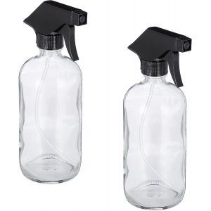 Flacon pulv&eacute;risateur en verre,2 x 500ml,rechargeable - Neuf