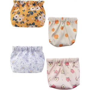 MAA-4 pièces Mini Trousse de Toilette, Mini Trousse de Toilette, Trousse de Rangement de Voyage, Rouge à lèvres, clés, écouteurs, Petite Trousse de Rangement Carte bancaire (13x12x5 cm) - Neuf