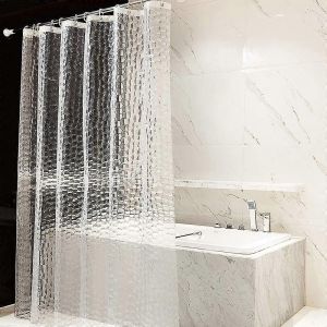 Ventes promotionnelles Rideau de douche anti-moisissure Rideau antibactérien imperméable pour douche et bain,y compris les anneaux de rideau de douche Super - Neuf