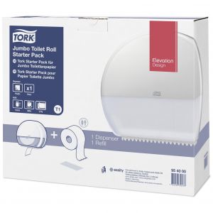Tork 95 40 00 Blanc Plastique D&eacute;rouleur papier toilette - Neuf