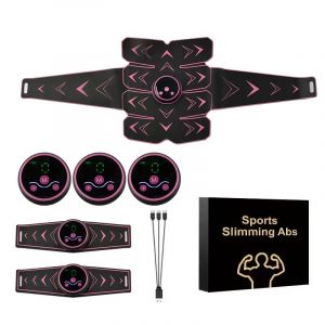 Patch Musculaire Abdominal Ems, Patch D'exercice Musculaire, Appareil De Musculation, Masseur Abdominal, G - Neuf