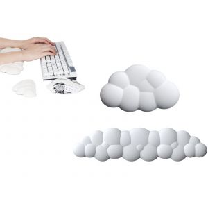 Repose-poignets Cloud pour clavier et souris - Blanc - Neuf