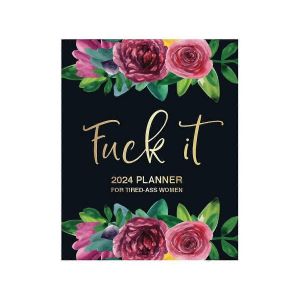 Calendrier mural 2024,Calendrier amusant 2024,Calendrier jurant,Calendrier physique,Calendrier suspendu,Cu - Neuf