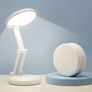 Lampe Led Rechargeable Sans Fil - Lampe De Table Pliable 3600mah, 9 Niveaux De Luminosité, Pour Bureau Et Chevet - Neuf