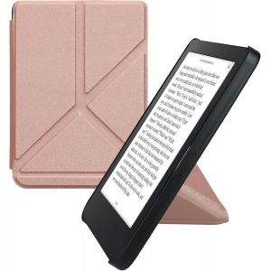 &Eacute;tui Compatible Avec Kobo Clara 2e Coque-&Eacute;tui &Agrave; Rabat Magn&eacute;tique Tablette Ereader Similicuir-Or Rose - Neuf