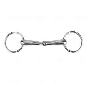 Hjlian Mors De Cheval A Anneau Creux En Acier Inoxydable Durable, Accessoire De Course (Bouche De Cheval 125 Mm) - Neuf