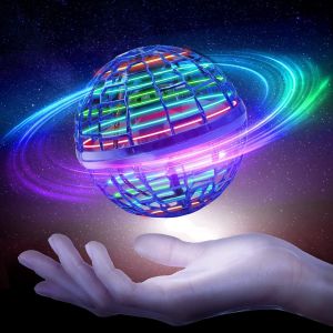 Letnerny-Mini Drone Ufo,Flying Ball Toy,Mini Flying Toy 360 ° Rotation Et Lumières Led Brillantes Cadeaux De Jouets Pour Enfants Garçons Et Filles-Sanag - Neuf