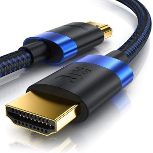 SUNY-8K 4K Câble Hdmi 2.1 2.0 3M,8K@60Hz 120Hz,4K@240Hz,48 Gbit/S,3D,Ethernet Ultra Haute Vitesse Tv Blu-Ray Ps5 Xbox Series X Switch - Neuf