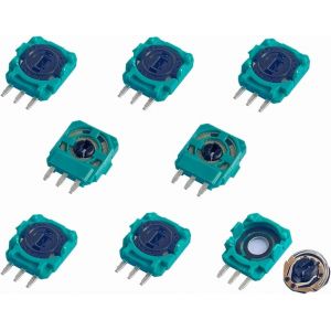 8X FU 10K Potentiomètre de Remplacement pour PS4, PS3, Switch Pro Manette sans Fil, Module de Capteur à Résistance Variable pour Favor Union Joystick Analogique - Neuf