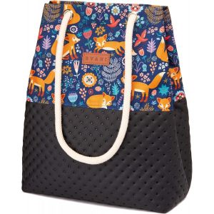 SJZG-Grand Sac Furre-Tout En Toile Pour Femme - Tote Bag Pour Shopping - Neuf