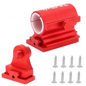 Support De Parapluie Ultraleger En Alliage D'aluminium Pour Boite De Peche, Support De Parapluie Epais, Rouge - Neuf